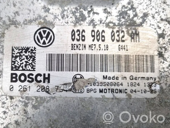 Volkswagen Golf V Kit centralina motore ECU e serratura 0261208754