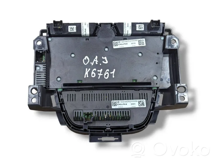 Opel Astra J Controllo multimediale autoradio 13346092