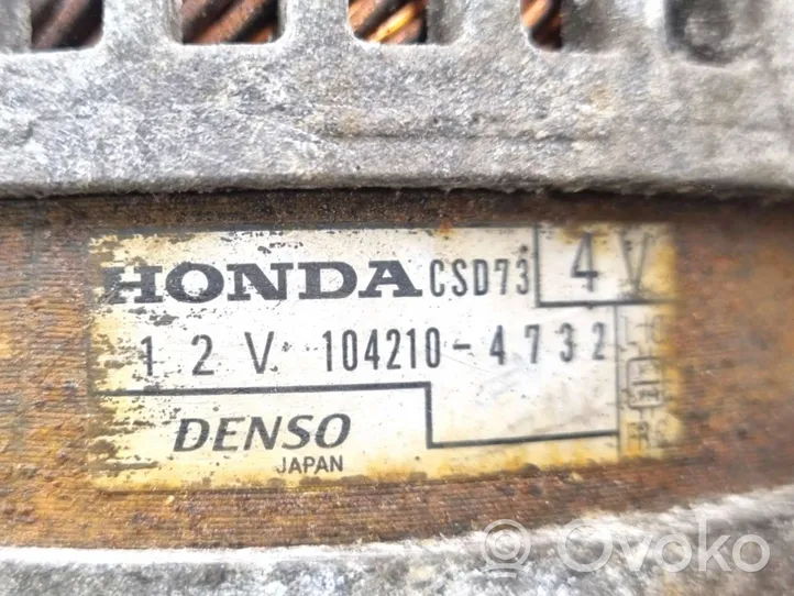 Honda Accord Alternator 104210-4732
