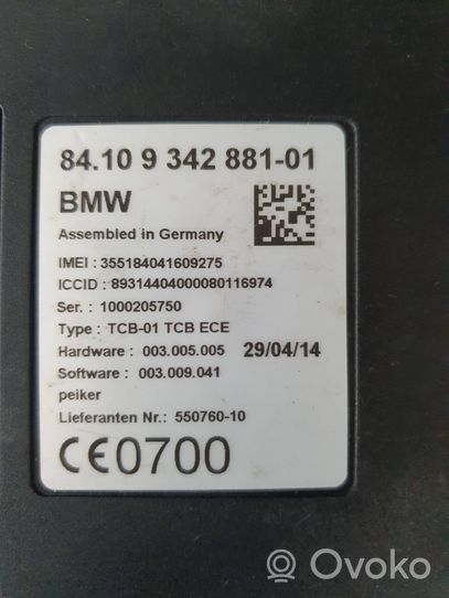 BMW 4 F32 F33 Модуль «Bluetooth» 9342881