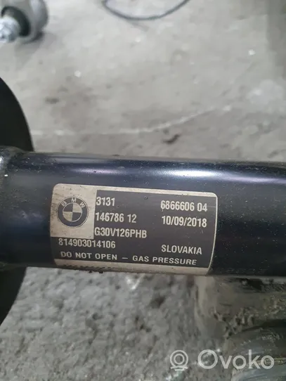 BMW 5 G30 G31 Zwrotnica koła przedniego 6861178