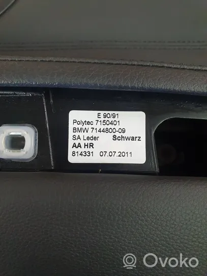 BMW 3 E90 E91 Rivestimento del pannello della portiera posteriore 7150401