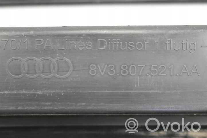 Audi A3 S3 8V Takapuskurin alaosan lista 8V3807521AA