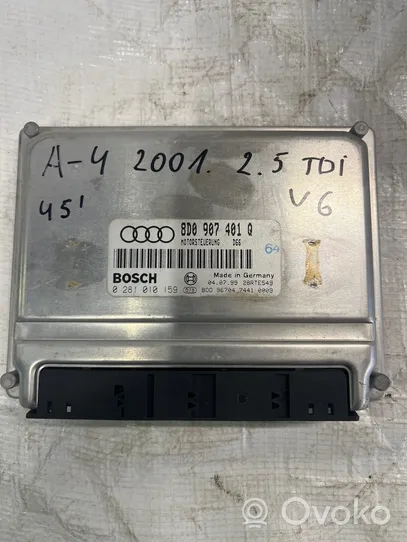 Audi A6 S6 C5 4B Centralina/modulo del motore 8D0907401Q