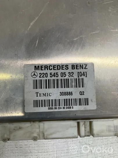 Mercedes-Benz E W211 Centralina/modulo del motore 2205450532