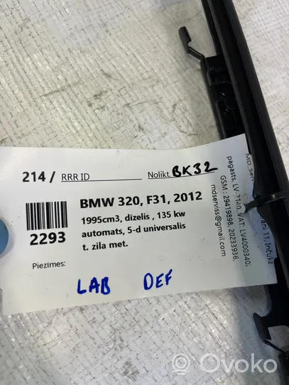 BMW 3 F30 F35 F31 Listwa szyby czołowej / przedniej 7258188