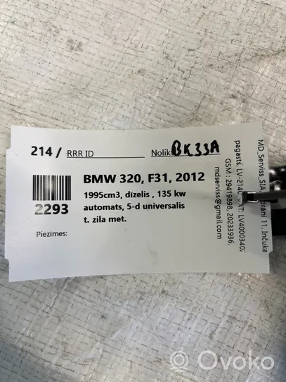 BMW 3 F30 F35 F31 Muut ohjainlaitteet/moduulit 9293305