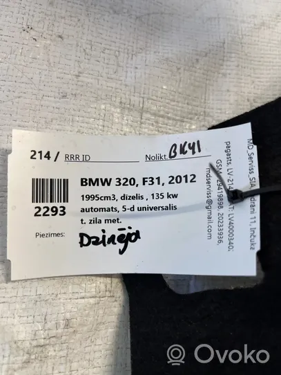 BMW 3 F30 F35 F31 Izolacja termiczna / wygłuszenie pokrywy / maski silnika 7810839