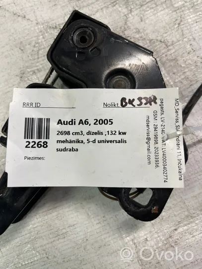 Audi A6 S6 C6 4F Dzinēja pārsega slēdzene 4F0823509A
