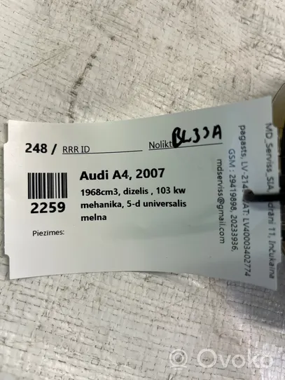 Audi A4 S4 B7 8E 8H Innesco anello di contatto dell’airbag (anello SRS) 4E0953541A