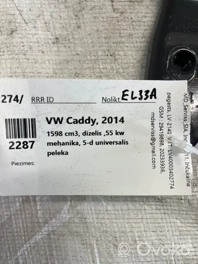 Volkswagen Caddy Prowadnica rolkowa drzwi bocznych / przesuwanych / Zawias dolny 2K0843336A