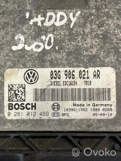 Volkswagen Caddy Calculateur moteur ECU 03G906021AR