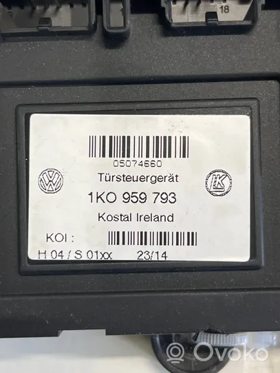 Volkswagen Caddy Door control unit/module 1K0959793