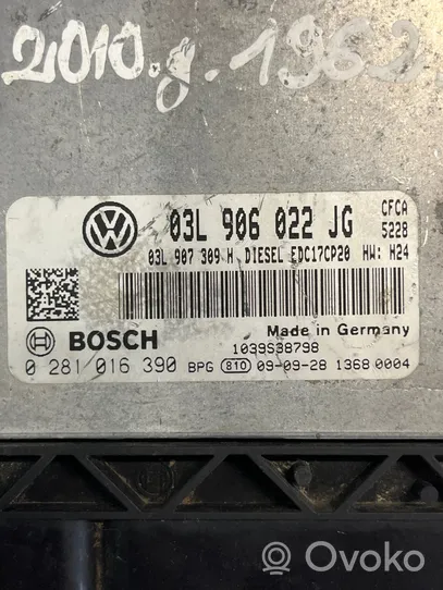 Volkswagen Multivan T5 Sterownik / Moduł ECU 03L907309H