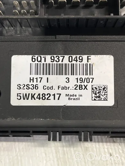 Volkswagen Polo IV 9N3 Kit centralina motore ECU e serratura 6Q1937049F