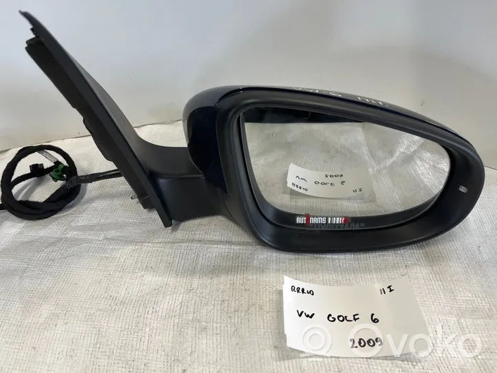 Volkswagen Golf VI Front door electric wing mirror 5K0857502CP