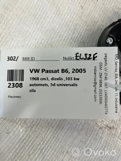 Volkswagen PASSAT B6 Klamra przedniego pasa bezpieczeństwa 902040
