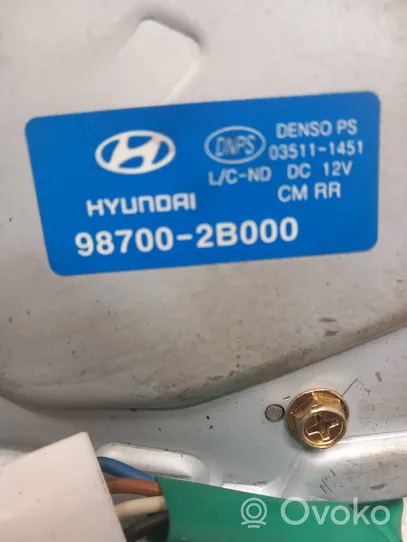 Hyundai Santa Fe Moteur d'essuie-glace arrière 987002B000