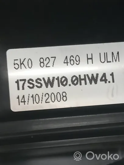 Volkswagen PASSAT CC Przełącznik / Przycisk otwierania klapy bagażnika 5K0827469H