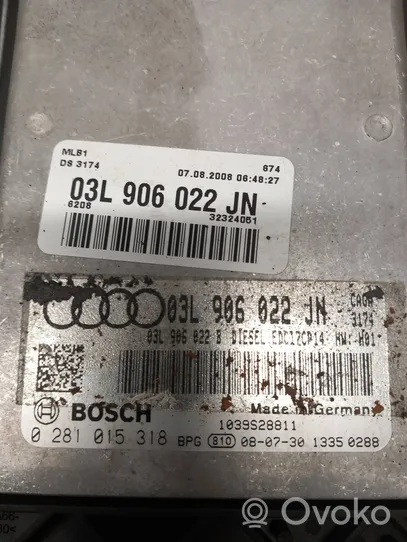 Audi A4 S4 B8 8K Dzinēja vadības bloks 03L906022JN