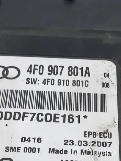 Audi A6 S6 C6 4F Bremžu sistēmas vadības bloks 4F0907801A