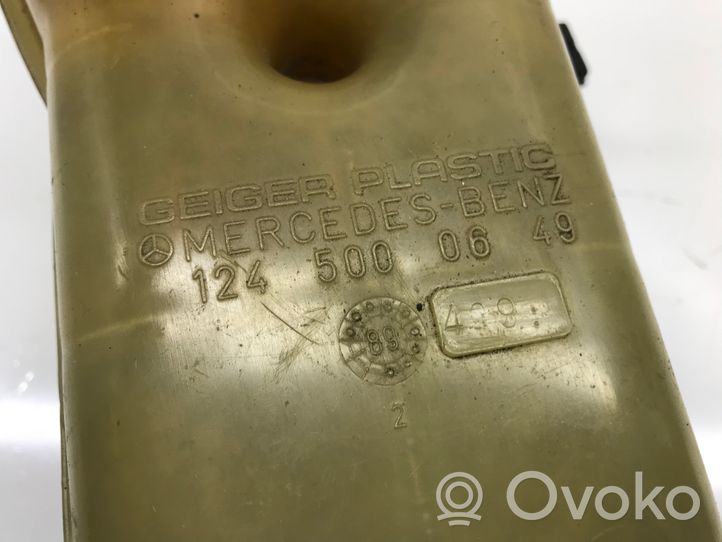 Mercedes-Benz E W124 Coolant expansion tank/reservoir 1245000649