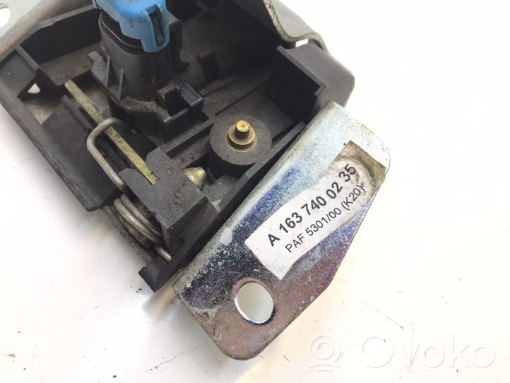 Mercedes-Benz ML W163 Serratura portiera di carico A1637400235