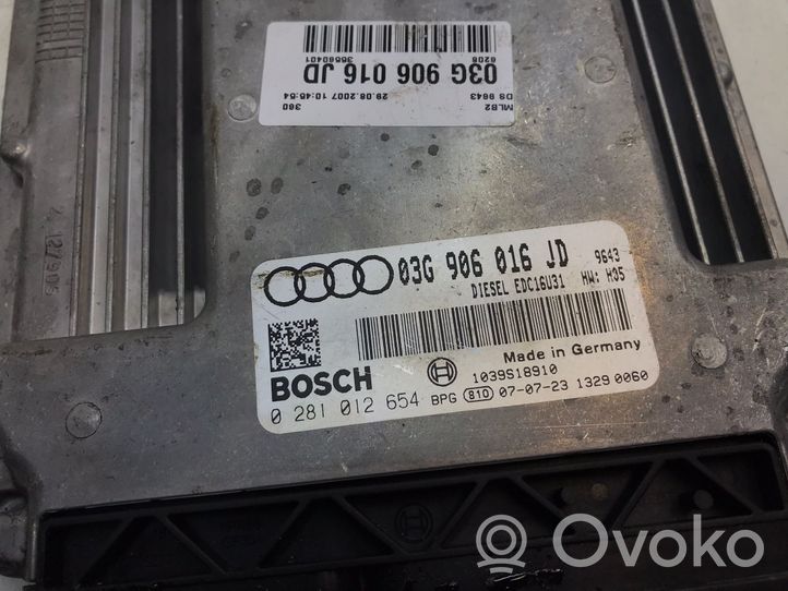 Audi A4 S4 B7 8E 8H Centralina/modulo motore ECU 03G906016JD