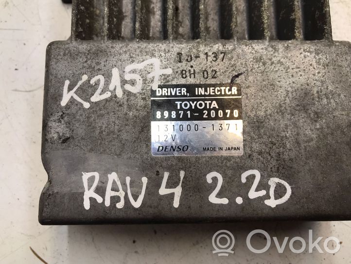 Toyota RAV 4 (XA30) Sterownik / Moduł wtrysków 8987120070
