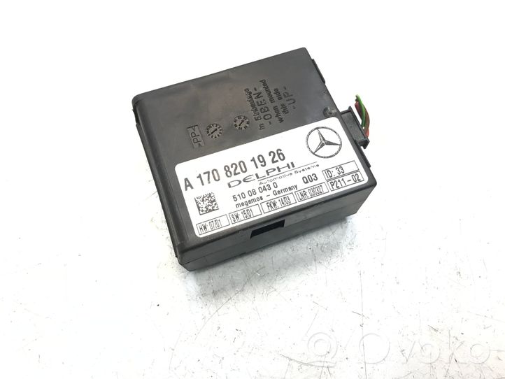 A1708201926 Mercedes-Benz SLK R170 Boîtier module alarme, 10.20 €