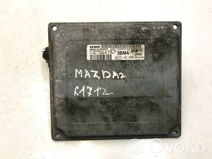 Mazda 2 Moottorin ohjainlaite/moduuli 4S6112A650CA