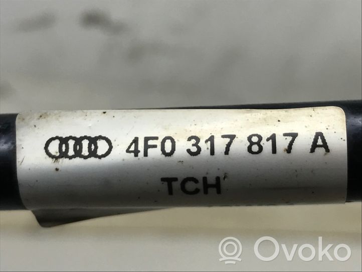 Audi A6 S6 C6 4F Pārnesumkārbas eļļas dzesētāja caurulīte (-es) / šļūtene (-es) 4F0317817A
