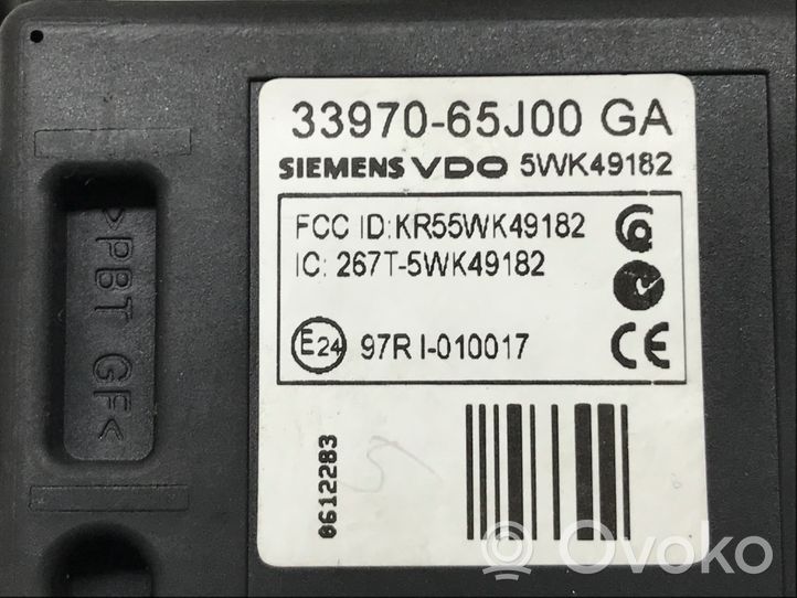 Suzuki SX4 Aizdedzes ECU komplekts 3391075KC