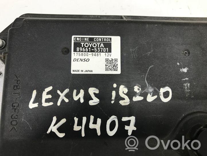 Lexus IS 220D-250-350 Sterownik / Moduł ECU 8966153701