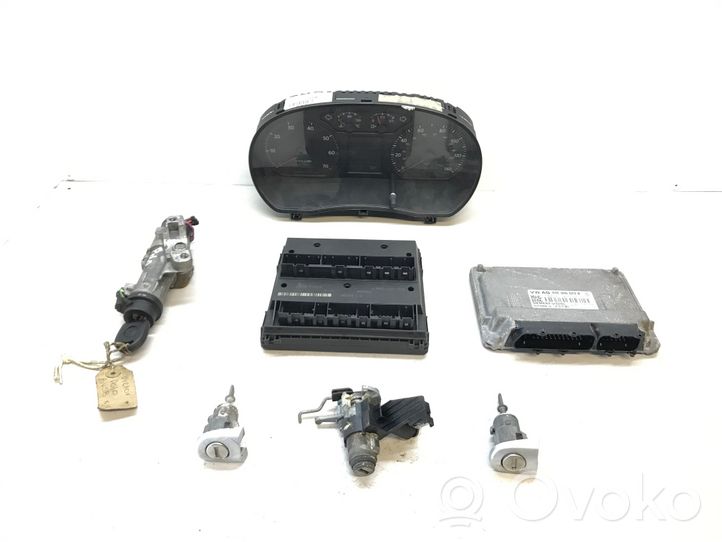 Volkswagen Polo IV 9N3 Kit centralina motore ECU e serratura 03E906023B