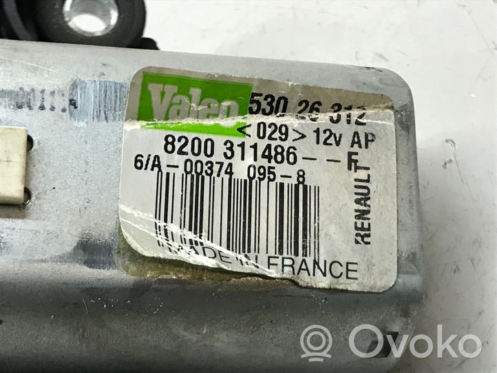 Renault Clio III Moteur d'essuie-glace 8200311486