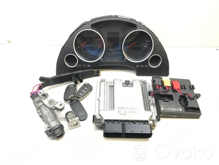 Audi A4 S4 B7 8E 8H Engine ECU kit and lock set 03G906016KN