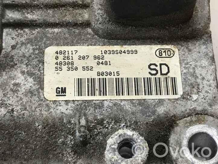 Opel Corsa C Komputer / Sterownik ECU i komplet kluczy 55350552