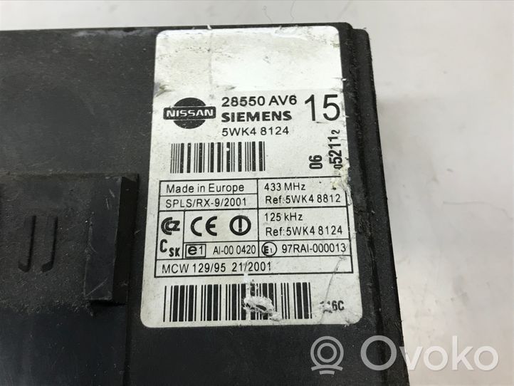 Nissan Primera Komputer / Sterownik ECU i komplet kluczy 23710AW46A