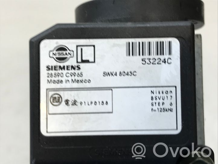 Nissan Primera Komputer / Sterownik ECU i komplet kluczy 23710AW46A