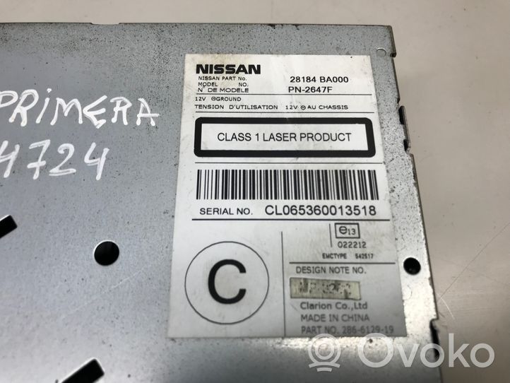 Nissan Primera CD/DVD-vaihdin 28184BA000