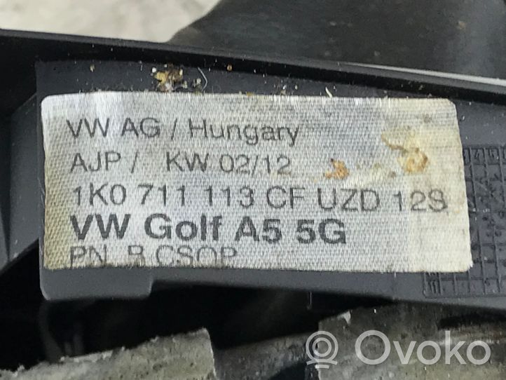 Volkswagen Golf VI Vaihteenvalitsimen verhoilu 1K0711091A