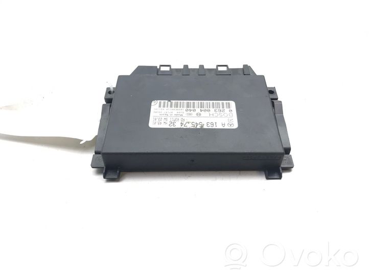 Mercedes-Benz ML W163 Parking PDC control unit/module A1635457432