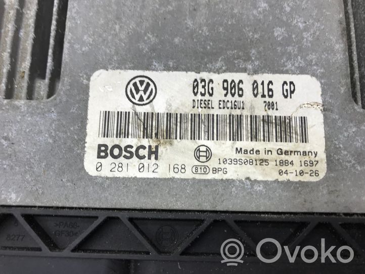 Volkswagen Caddy Kit calculateur ECU et verrouillage 03G906016GP