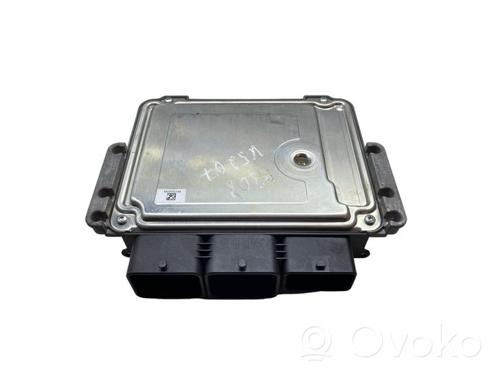 Peugeot 308 Kit centralina motore ECU e serratura 0281017333