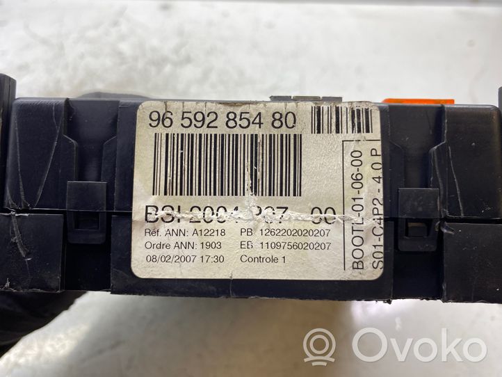 Peugeot 207 Kit centralina motore ECU e serratura 9663786380