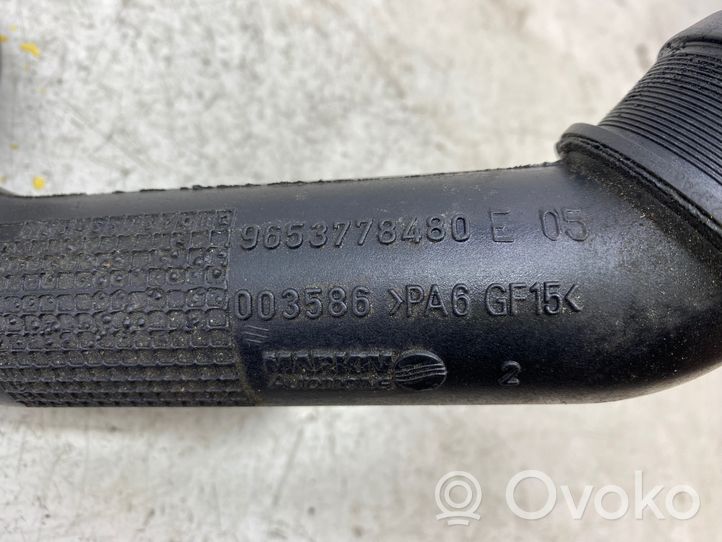 Peugeot 308 Oro vamzdis į turbiną 9653778480