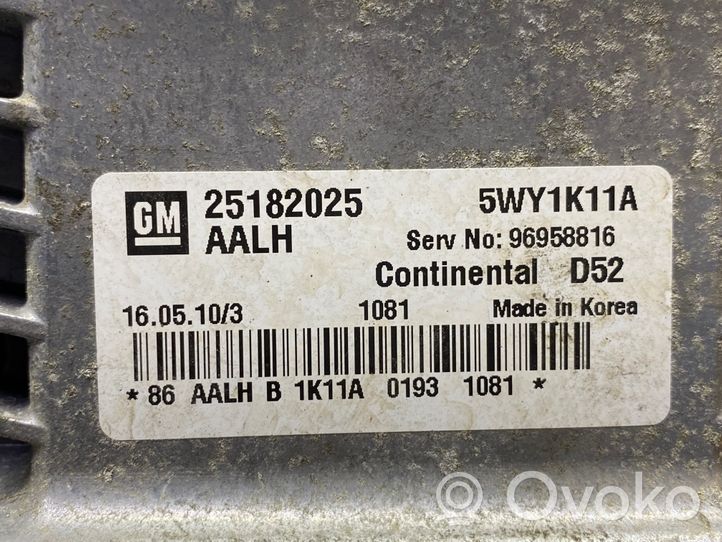 Chevrolet Spark Engine control unit/module 25182025