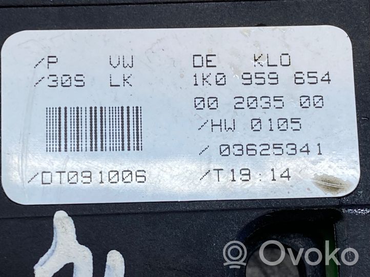 Volkswagen Golf IV Sensor de ángulo de la columna de dirección 1K0959654