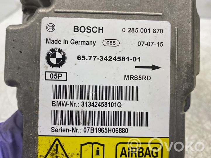 BMW X3 E83 Module de contrôle airbag 342458101
